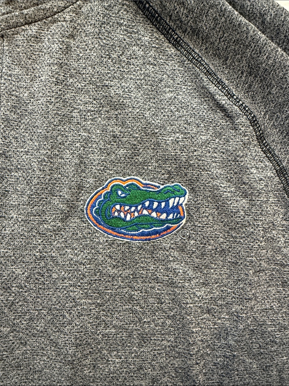 NWT Colosseum Men’s Grey Florida Gators Quarter-Zip Performance Shirt - Picture 6 of 6